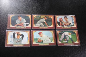 1955 Bowman Baseball Card Lot  6 Cards Low to Mid Grade