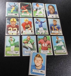 1954 Bowman Football Card Lot  28 Cards Mid to High Grade