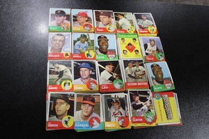 1963 Topps Baseball Card Lot | *Mid Grade to High Grade* *Many Cards Are Clean w/Sharp Corners!*