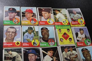 1963 Topps Baseball Card Lot | *Mid Grade to High Grade* *Many Cards Are Clean w/Sharp Corners!*