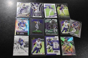 Justin Jefferson Football Card Lot  13 Cards w 2 Rookie Cards