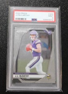 2024 Prizm JJ McCarthy #400 Rookie Card PSA 9