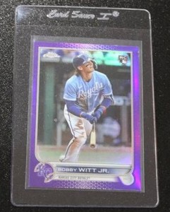 2022 Topps Chrome Purple Refractor Bobby Witt Jr. #USC35 Rookie Card