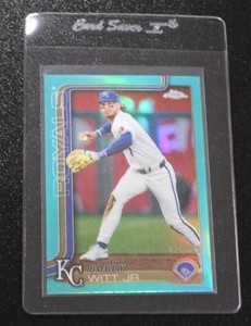 2025 Topps Chrome Teal Refractor Bobby Witt Jr. #93 24299  Only 299 Exist