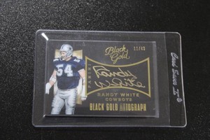2015 Black Gold Autograph Randy White 1149  Only 49 Exist
