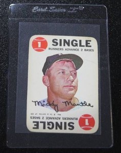 1968 Topps Game Mickey Mantle #2  Crease