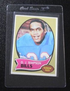 1970 Topps OJ Simpson #90 Rookie Card  Mid Grade