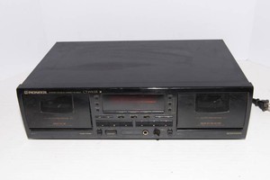 Pioneer CT-W502R Double Cassette Deck Stereo