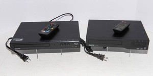 Set of 2 Sanyo DVD Players with Remotes