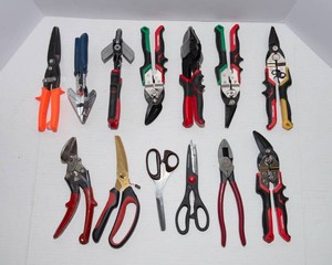 Snips, Scissors & Miscellaneous Hand Tools Lot