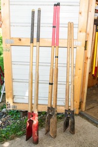 Set of 3 Post Hole Diggers