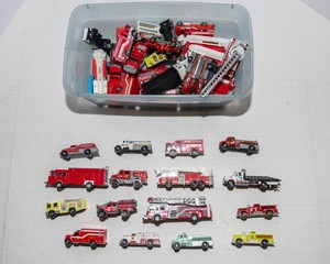 Toy Firetruck Collection  Assorted Matchbox & More