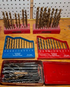 Assorted Drill Bit Collection  Various Styles