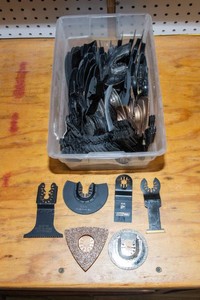 Large Lot of Oscillating Multi-Tool Blades  Assorted Types