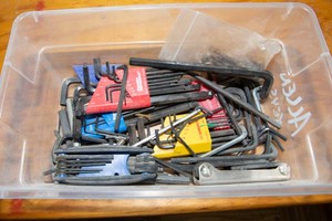 Large Lot of Hex Keys  Assorted Sizes