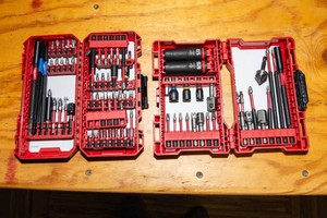 Milwaukee Shockwave Bit Sets  Two Full Cases
