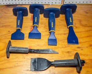 Assorted Concrete Chisels
