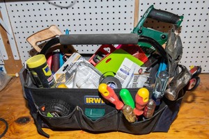 Irwin Tool Bag Filled with Assorted Tools