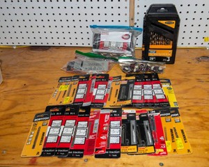 Assorted Drill Bits  Mostly New
