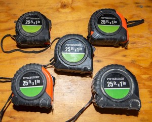 Tape Measures  Set of 5