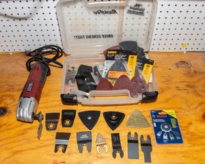 Chicago Electric Multifunction Power Tool with Assorted Blades