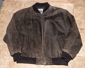 Basic Editions Suede Leather Jacket  Size XL