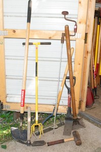 Assorted Yard Tools Collection