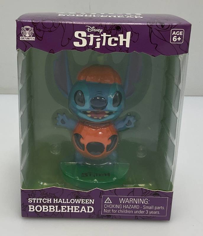 Collectible Disney STITCH Halloween Bobblehead (NIB)