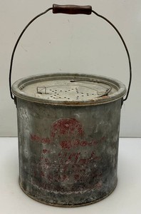 Vintage Galvanized Minnow Bucket