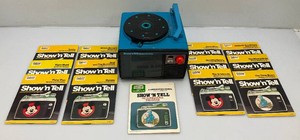 Vintage Gabriel Shown Tell With Multipule Records Including Disney And More
