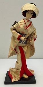 Vintage Nishi Doll Hanayome Japanese Bride Wedding Day Figurine 14 12 Tall On Base
