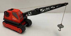 Vintage 1970's TONKA Pressed Steel Crawler Crane 5 1/2" x 16"