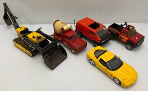Misc. Vintage Collectible Miniature Pressed Steel TONKA Trucks And More