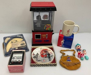 Misc. Collectible Items Including Claw Bank, Scrimshaw maker And More