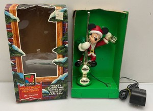Vintage Mickey Unlimited Mickey Mouse Lighted Animated Tree Topper (Pre-Owned) Works