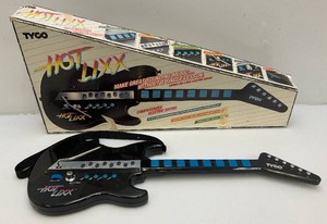 1989 TYCO Hot Lixx Electronic Guitar Model 1270 In Original Box (Missing Battery Cover)