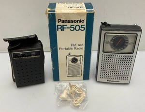 Vintage Mid-Century Transister Radios including Motorola & Panasonic RF-505 In Original Box