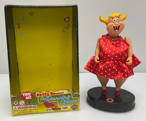 Vintage Betty Boomba The Dancing Queen Its Show Time Adult Toy Doll Pre-Owned In Original Box (WORKS)