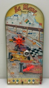 Vintage Wolverine Toy No. 158 Le Mans Grand Prix Marble Pinball Game