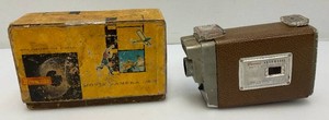 Vintage Kodak Brownie Automatic Movie Camera With Original Box (Box Beat Up)