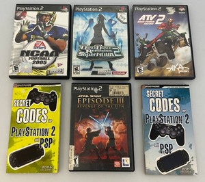 Misc. Video Games Including STAR WARS Episode III, Secret Codes Vol. 1-2 And More