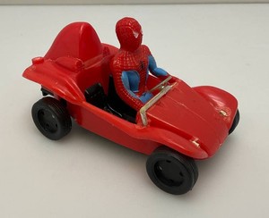 1976 Collectible Spiderman In Dune Buggy Toy Car 2 38 x 2 12 x 4 34