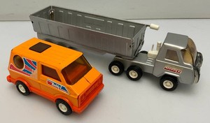 Misc. Vintage Minature Pressed Steel Buddy L Vehicles Dump Truck 10 12