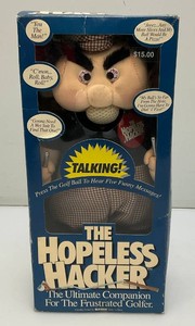 Vintage Frustrated Talking Golfer The Hopeless Hacker By Blue Ridge PGA, LPGA Masters In Original Box 12
