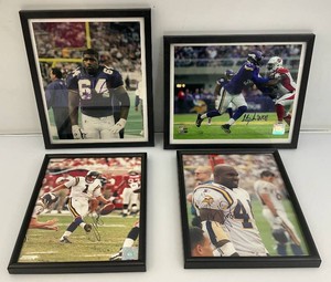 Misc. Framed 8 x 10 Minnesota Vikings Autographed Photos