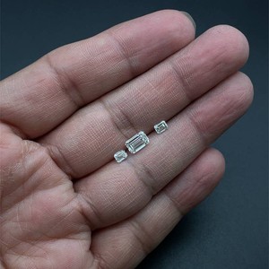 1.56 Carat Total Weight Lab-Grown Emerald Cut Diamond Layout Retail Estimate $2,340  $100 Gift Certificate Included VIDEO