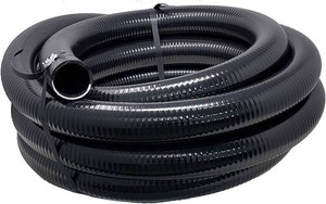 $168 Sealproof Flexible PVC Pipe 2 Inch Dia Hose 50 FT Length, Black Tubing, Schedule 40, Premium Quality Made in USA