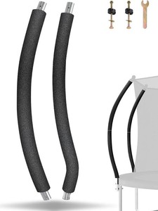 Trampoline Poles Replacement for Skywalker Or Jumpzylla,Galvanized Trampoline Enclosure Pole for Skywalker or Jumpzylla,Replace Parts#4201 4202 4135 OR for Jumpzylla 8ft 10ft&12ft 14ft
