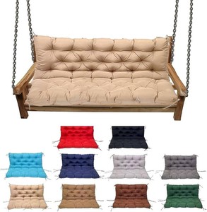 Swing Cushion Replacement Outdoor Porch Waterproof Bench Cushion 2-3 Seater Washable Bench Replacement Cushions for Outdoor Patio Porch Swing Cushions