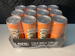 LC Cold Brew Coffee Churro Latte 200mg Caffeine Zero Sugar (Lot of 12)